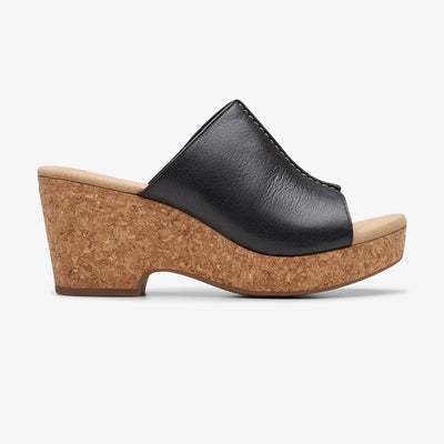 Womens - Giselle Orchid Black Leather