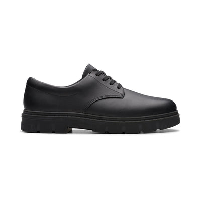 Boys - Lorcam Loop Youth Black Leather