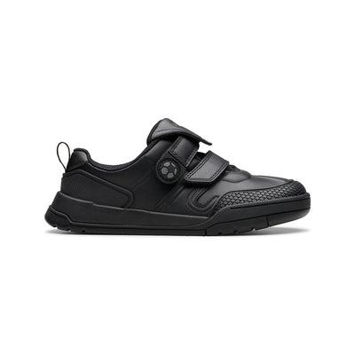 Boys - Laser Track Kid Black Leather