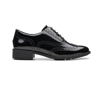 Womens Havisham Oak Black Patent