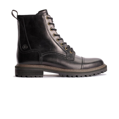 Mens - Clarkridge Hi Black Leather