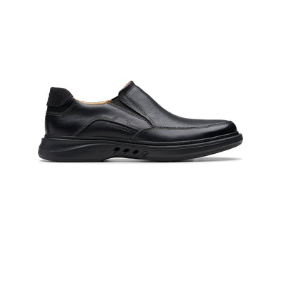 Mens - Un Briley Step Black Leather