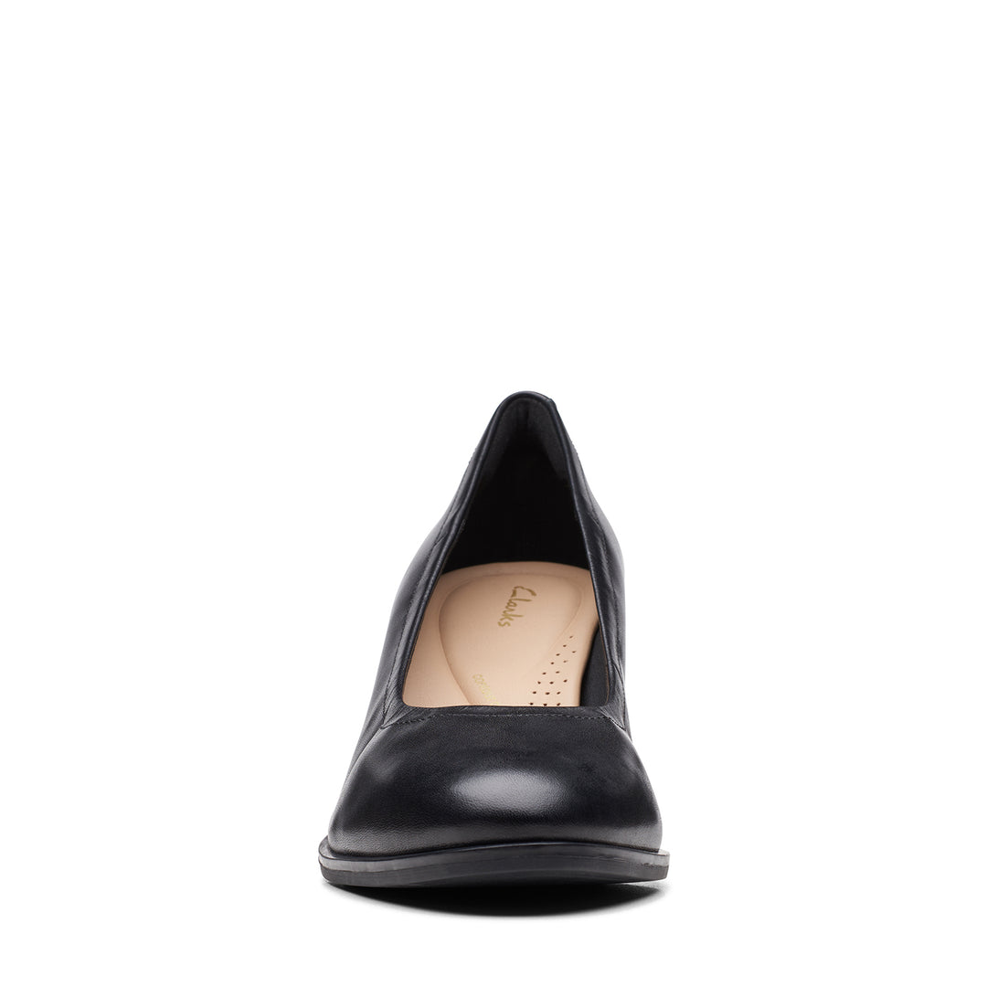 Womens Freva 55 Court Black Leather