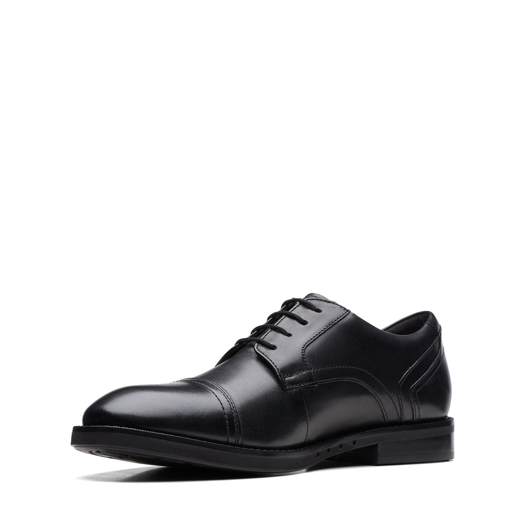 Shop Un Hugh Cap Men s Black Shoes Clarks